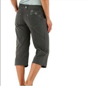 Kuhl Kendra Embroidered Floral Hiking Capri